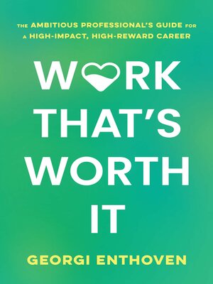 cover image of Work That's Worth It